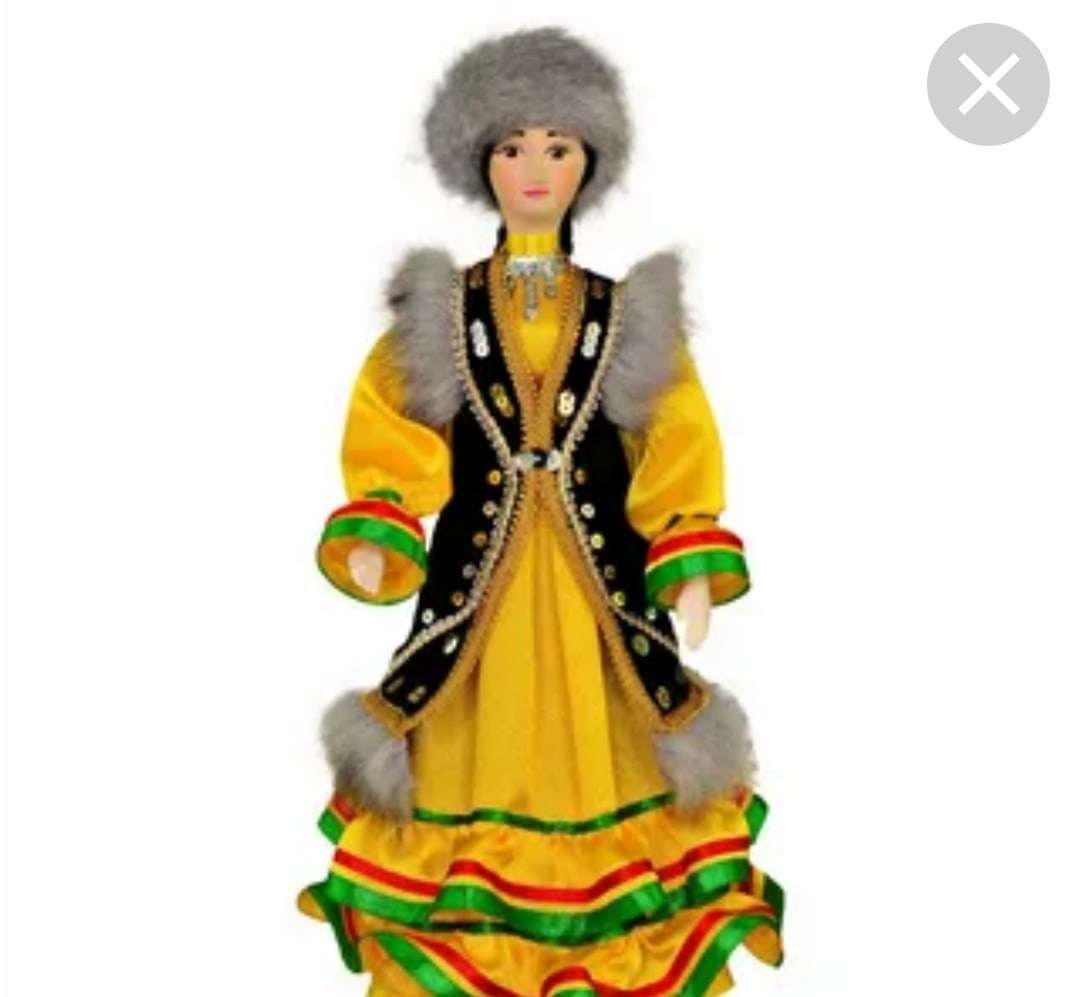 Свадебный башкирский костюм женский и мужской