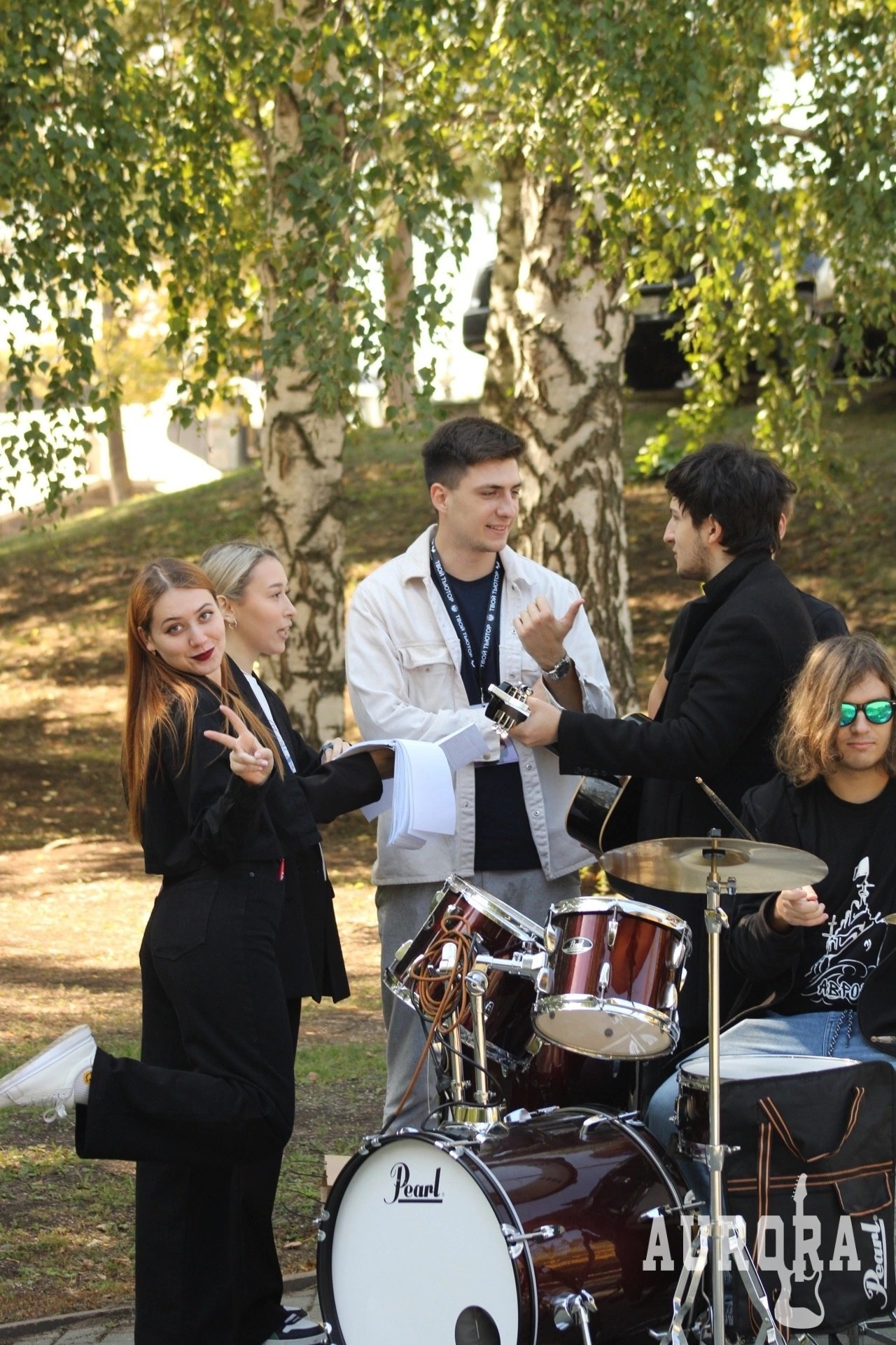 Музыкальная группа "АВРОРА" являлась одной из станций ежегодного квеста для первокурсников Института истории и государственного управления