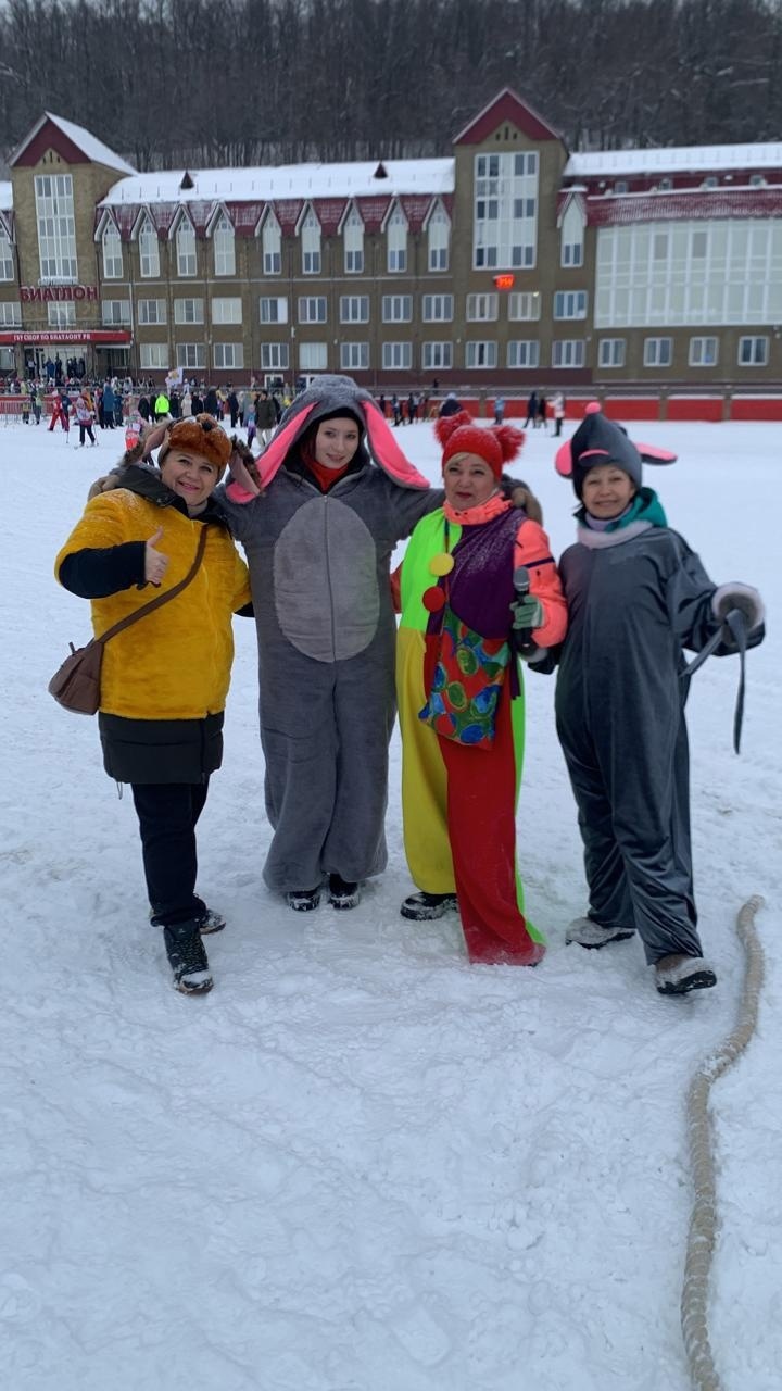 Сегодня  на СОК Биатлон приняли участие в игровых площадках при проведении соревнований по лыжным гонкам "Лыжный сабантуй 2024" #пкУмелыеРуки